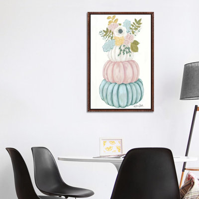 Floral Pumpkins by Sara Baker - Painting on Canvas