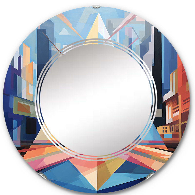 Zobe - Yoga Wall Mirror Round, 24 po x 24 po