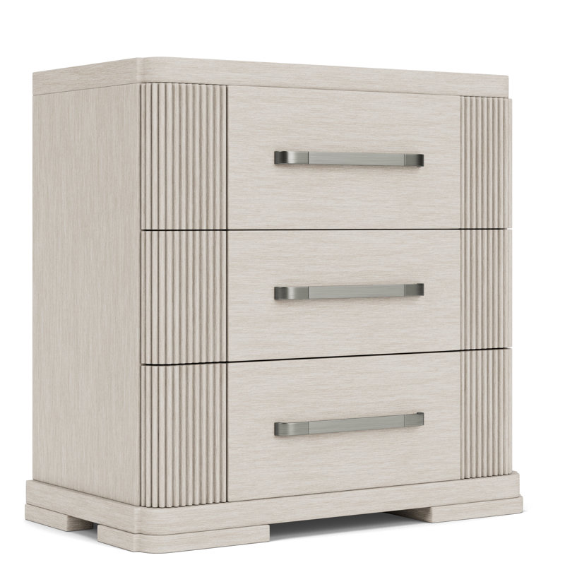 Cartrina Three Drawer Nightstand