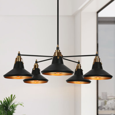 Lustre spoutnik traditionnel à 5 lumières Germanton
