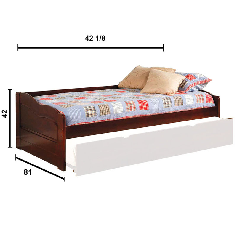 Lit de jour simple avec couchette Timmins