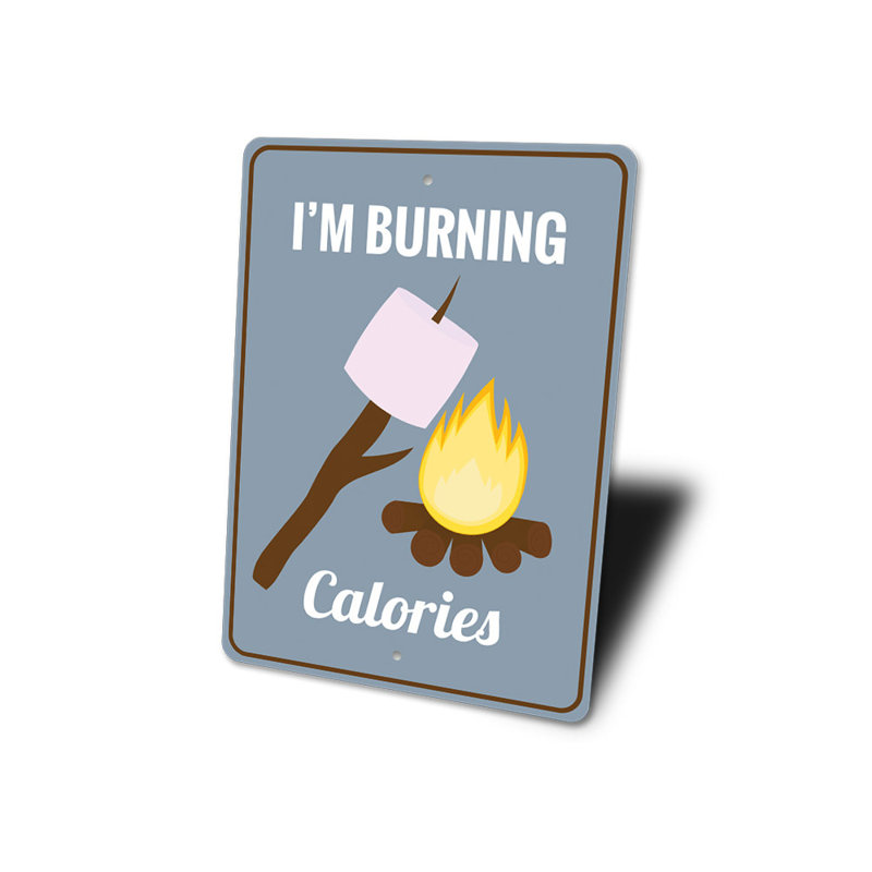Plaque en aluminium «Funny Smores», H 18 po x l 12 po x P 0,06 po
