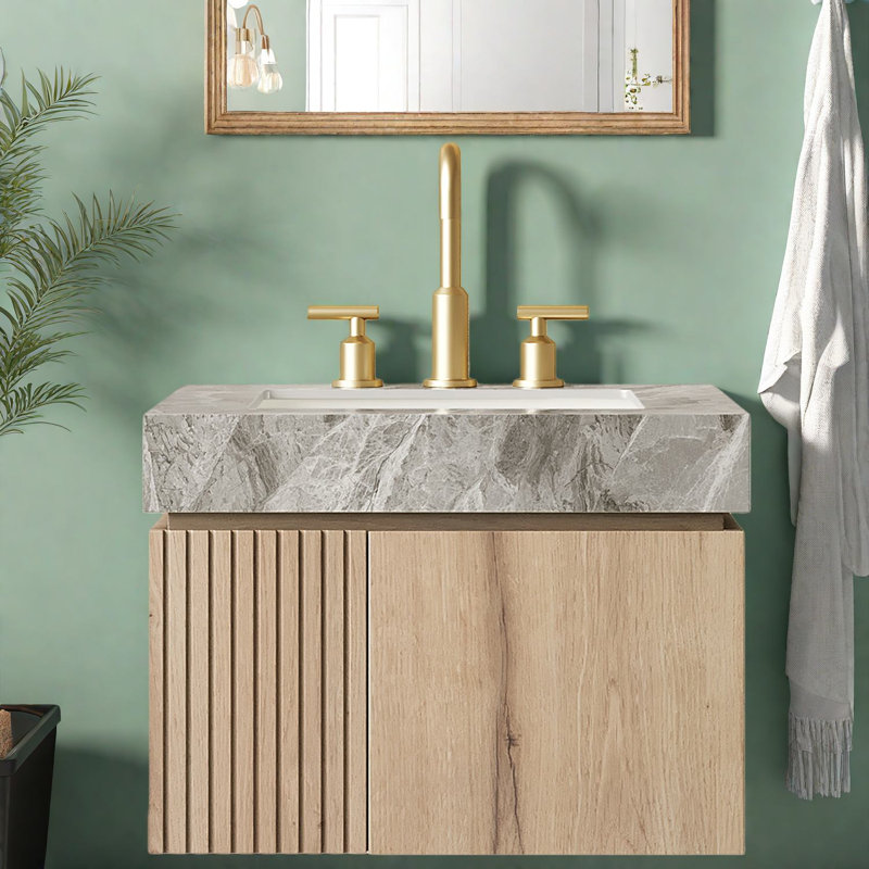 Meuble-lavabo et lavabo peu encombrant, 24 po