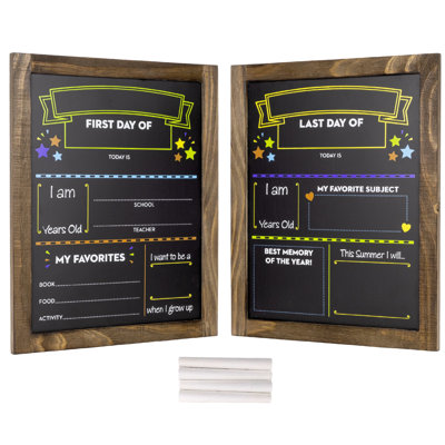 Excello Global Products Magnetic Steel Wall Chalkboard