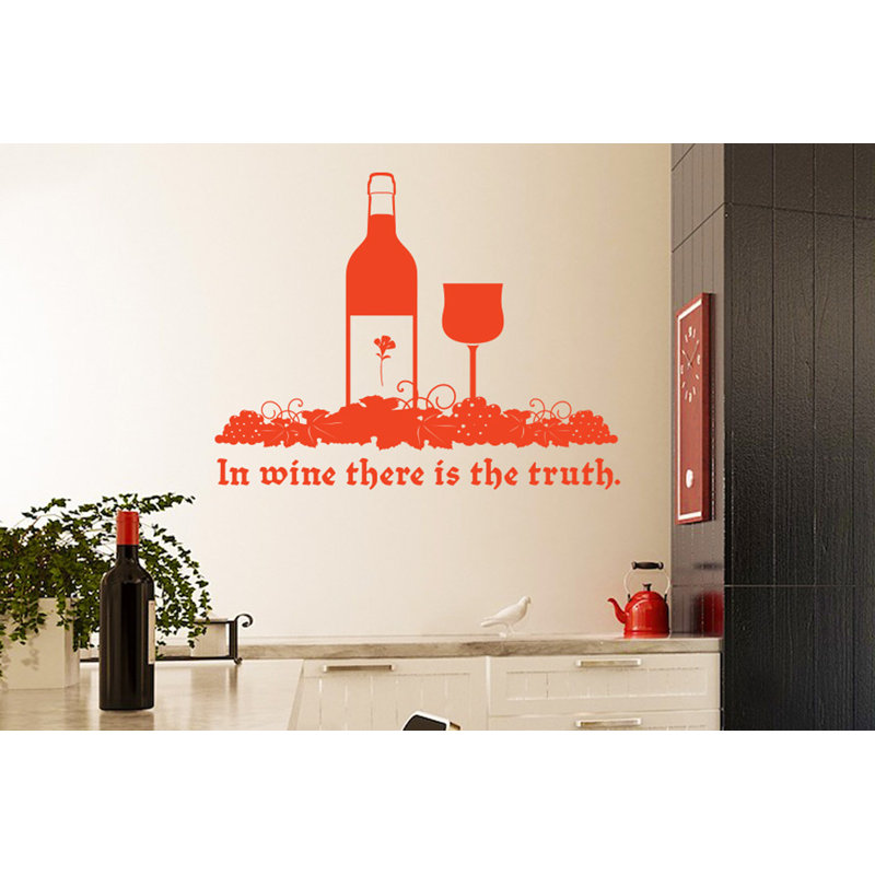 Food & Beverage Wall Decal, Medium, Orange