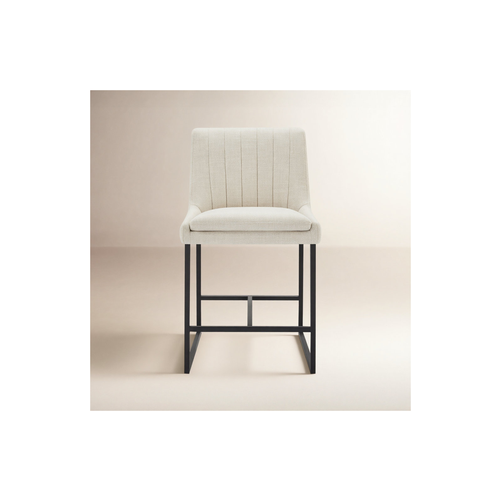 Welburn Counter Stool, Effie Linen Performance Linen
