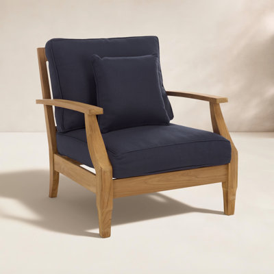 Clairmont Teak Patio Lounge Chair