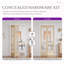 Porte pliante en verre massif non fini avec trousse de quincaillerie d'installation-126285284-126285288