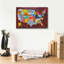 «USA Map Edition 15» par Design Turnpike, estampe numérique sur toile, 18 po x 12 po-1386778925