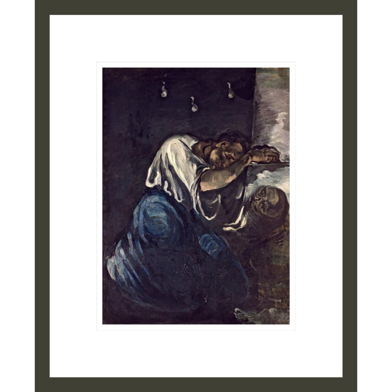 «La Madeleine or La Douleur» par Paul Cézanne, impression giclée encadrée, H 16,73 po x l 13,75 po