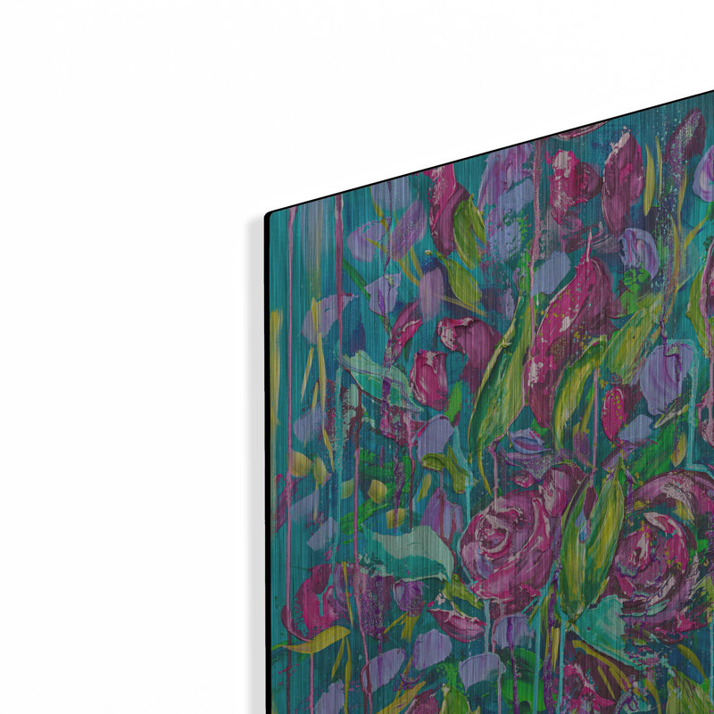 «Rain mauve» par Estelle Grengs, H 24 po x l 16 po