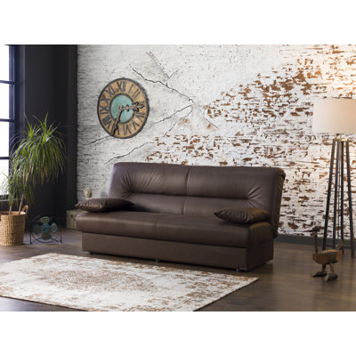 Regata Full Split Back Convertible Sofa, Brown