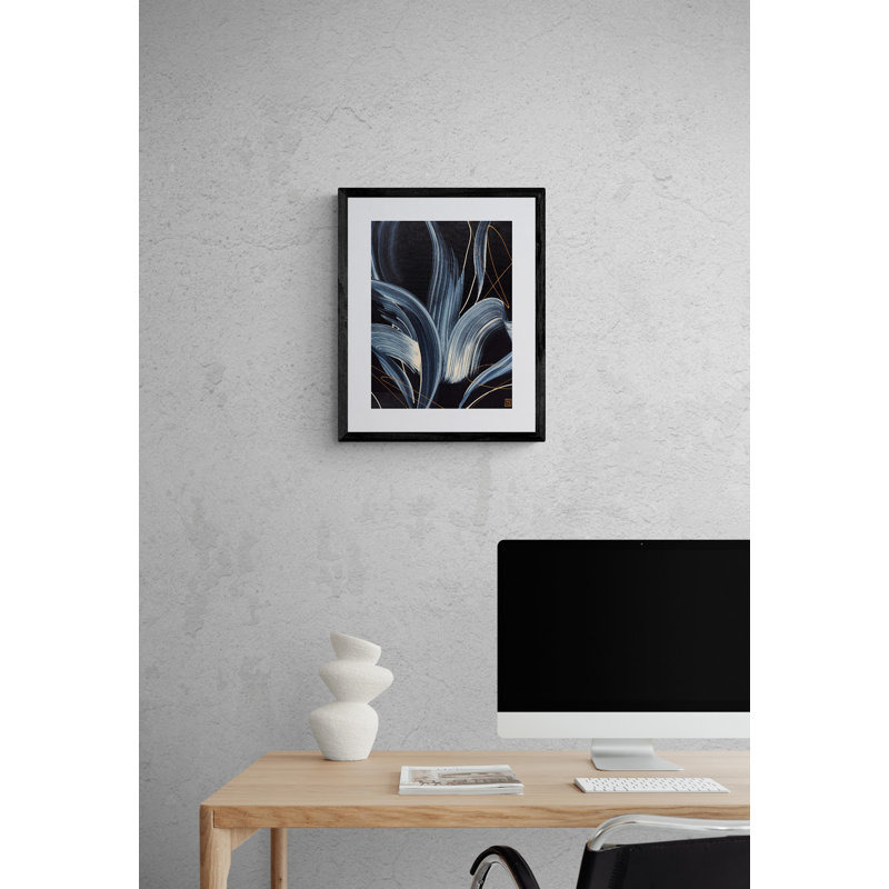 " Tentations III " by Novi Lim, Black Framed Paper, 20" H x 16" W