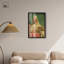 Art mural de salle de bain «Tiger Spa Chill Shadowbox» par Art Remedy, cadre noir, 21 x 31-619884444-619884451