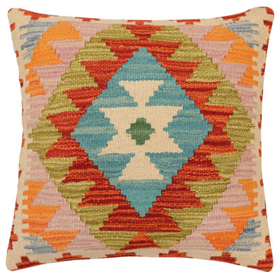 Tribal Kilim Pillow Geometric Throw Pillow