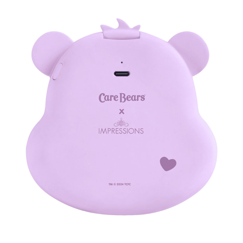 Care Bears Share Bear Beary Cute LED Compact Mirror For Purse, Travel Mirror With 3X Magnification
