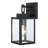 11"H 1-Light Matte Black Outdoor Wall Lantern Sconce (2-Pack)-1749728223