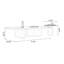 Table basse blanche en bois manufacturé noir-1154295590