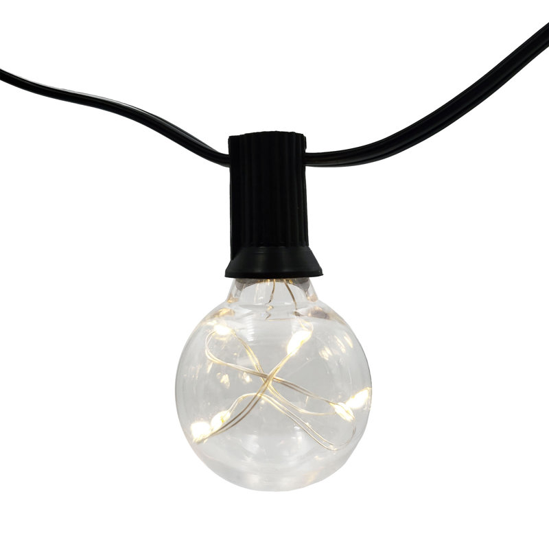 Guirlande électrique avec guirlandes de lumières blanches douces, Globe terrestre