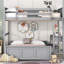 Full Over Full Bunk Bed With Desk-1592762001