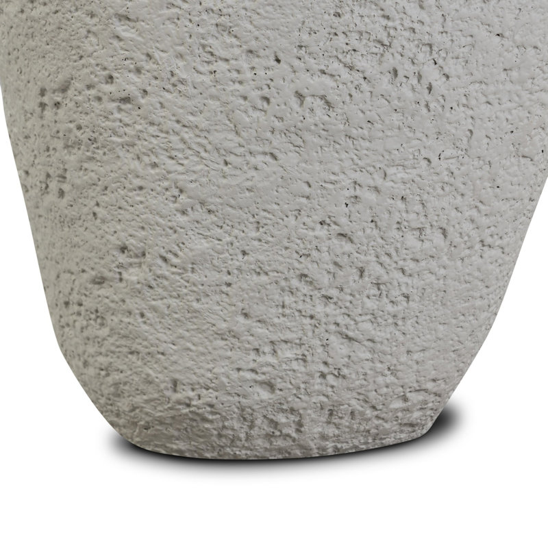 Medina Outdoor End Table-Large-Blanc Stone