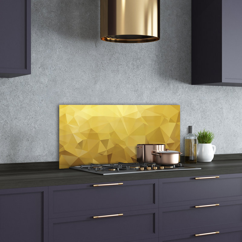 Amissa 50cm W x 100cm L Glass Peel and Stick Panel