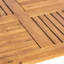 70" Wood Table With -shaded Finish For Outdoor Dining A Flair