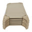 Lit de bébé empilable ECR4Kids Cozy Bed avec rangement et étiquettes nominatives, essentiel pour la garderie, ensemble de 6-135371354