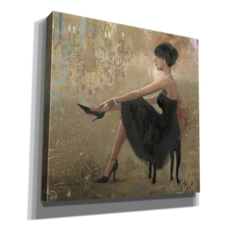 «Grand Evening Square» par Myles Sullivan, art mural sur toile, H 26 po x l 26 po x P 1,5 po