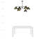Ilbert 6 - Light Cone Chandelier with Accents