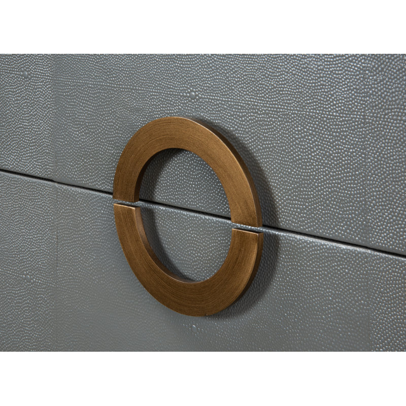 Shagreen 76'' W Sideboard, Storm Gray