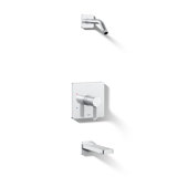 Parallel Bath and Shower Trim Set