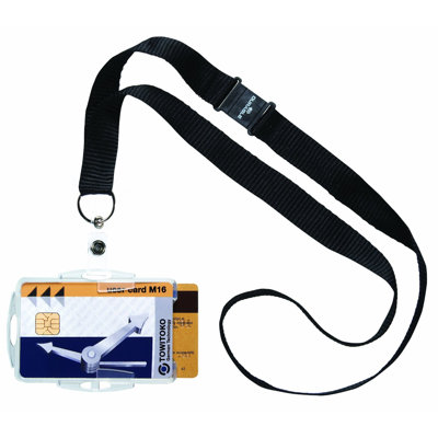 Open Face Style ID Holders For Two Badges
