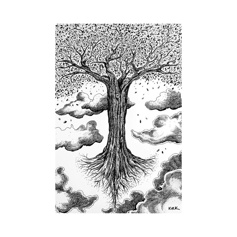 The Sacred Tree by Jerry Lee Kirk - Wrapped Canvas Gallery-Wrapped Canvas Giclée