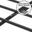 Bed Frame With Charging Station, Upholstered Headboard, Metal Platform-477036721
