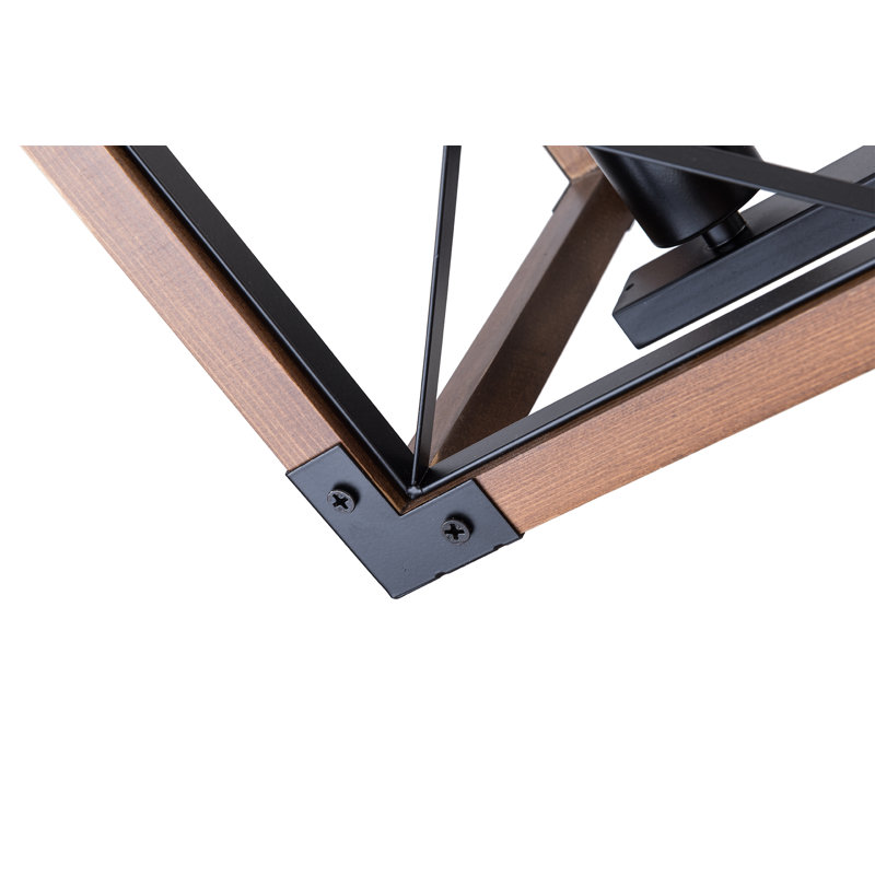 Spiro 5 - Light Wood Dimmable Kitchen Island Geometric Chandelier