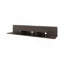 Dragon Tv Stand With Open Storage, Stained Walnut