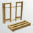 Ibbine Natural 4-Tier Stackable Shoe Rack