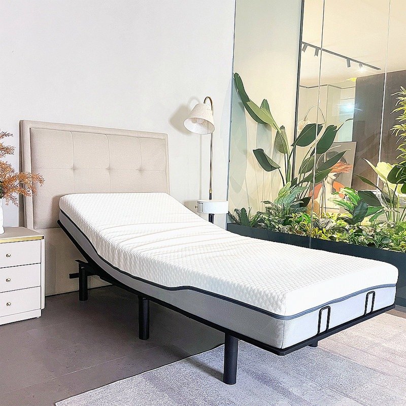 Adjustable Bed Base Frame - Twin XL - Head And Foot Incline - Zero Gravity - Under Bed Lighting - Wireless Remote Control - Typea - Typec