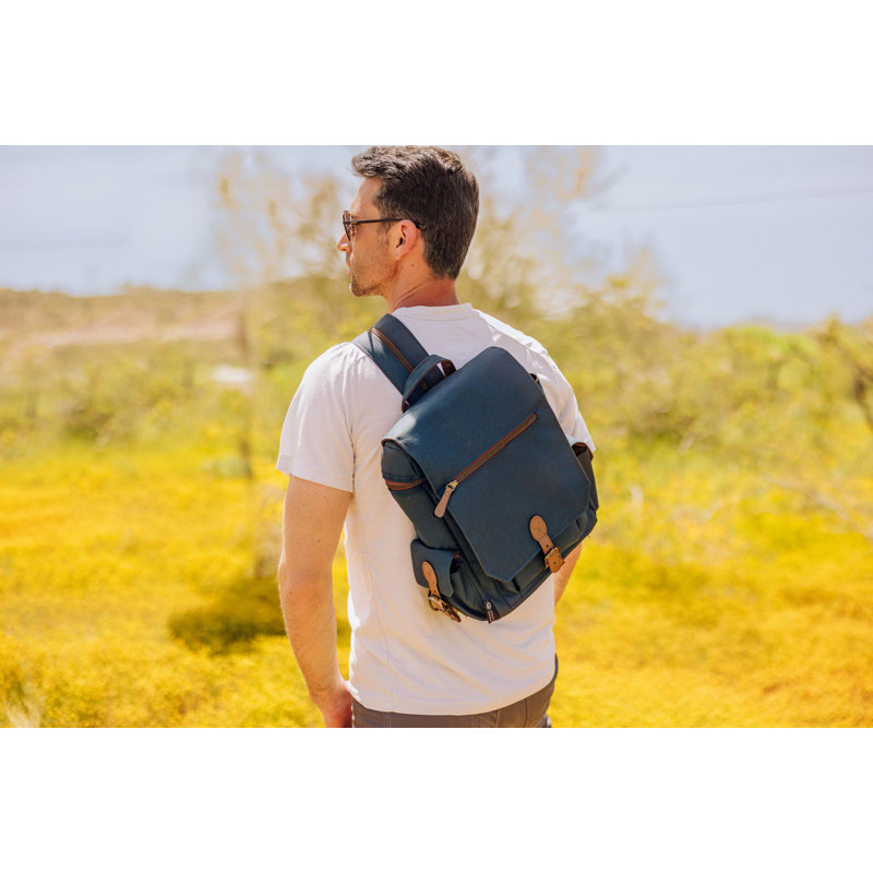 Sac fourre-tout pour pique-nique à 3 bouteilles Moreno , Bleu marine