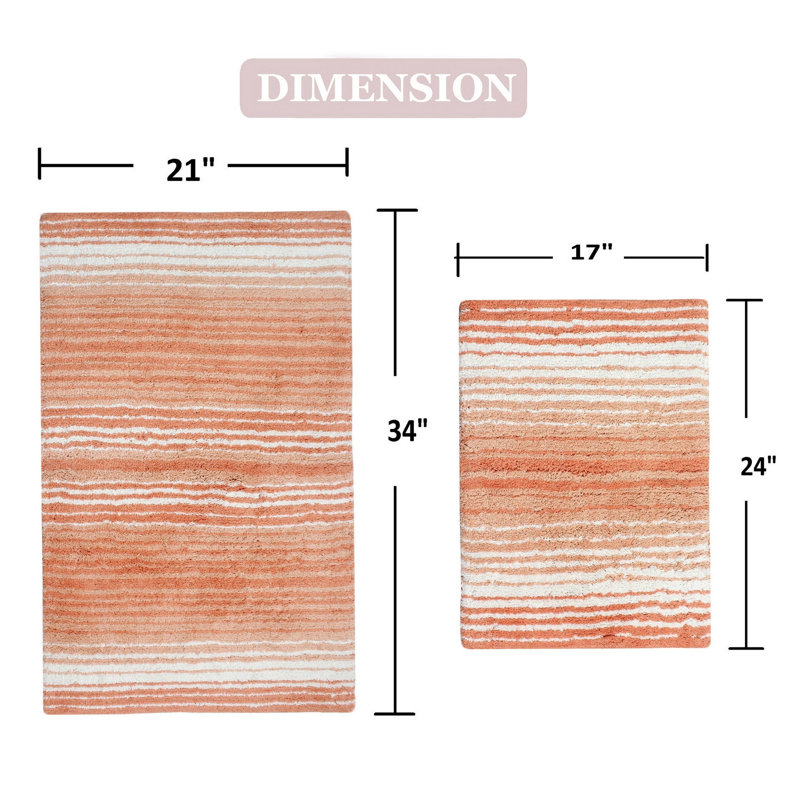 Griffing Bath Rug, Coral