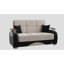 Convertible pour les petits espaces, revêtement en microfibre gris, fonction de rangement, configuration en 30 minutes, conversion du lit, sièges fermes de qualité, raccords galvanisés, mécanisme antirouille avec rangement, assemblage facile,