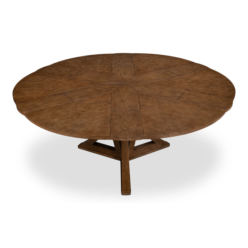 Casual Round Dining Table, Light Mink, 30"H x 66"L x 66"W
