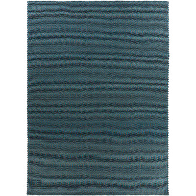 Tapis bleu sarcelle en laine Joyce