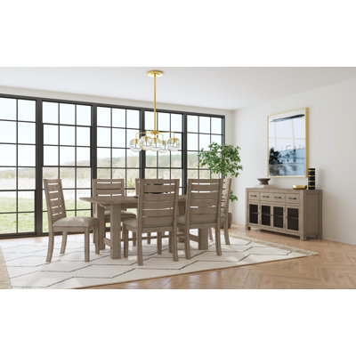 Lancashire Extendable Solid Wood Dining Set