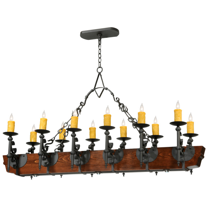 Rustic Lodge 15 - Light Chandelier