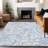 Premium Machine Washable Prisco Sky Rug-1397268920