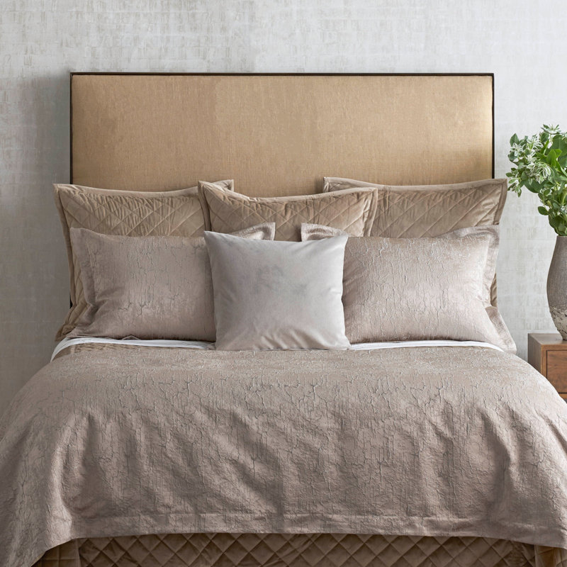 Allure Duvet Cover Set, Gray, Queen Duvet Cover + 2 Shams