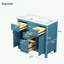 Ensemble de meuble-lavabo Bathroon avec lavabo en résine, 4 tiroirs et 2 armoires-626971181