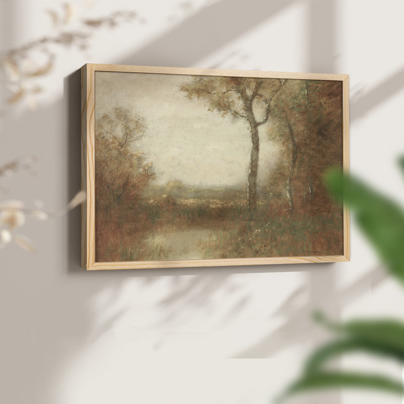 Paysages rétro-DC III - reproduction encadrée - réarmable, H 11 po x l 14 po, Naturel